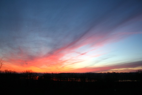 Sonnenuntergang über Usedom 090208