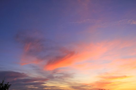 Abendhimmel über Usedom 22. August 2011