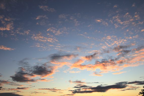 Abendhimmel über Usedom 30.08.2011