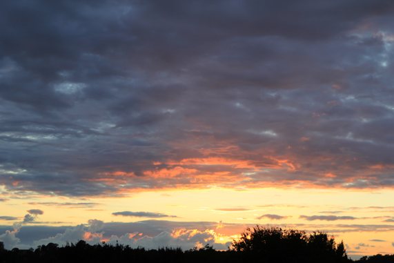 Abendhimmel über Usedom 01.09.2011