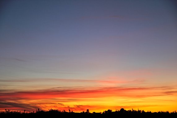 Abendhimmel über Usedom 27. September 2011