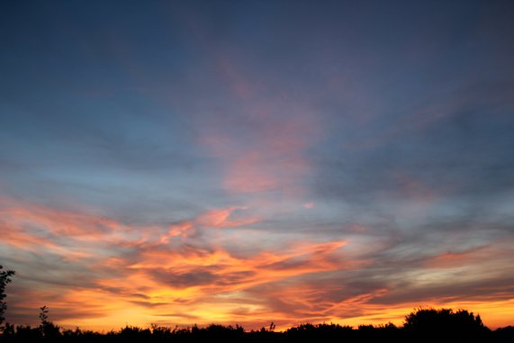 Abendhimmel über Usedom 28. September 2011