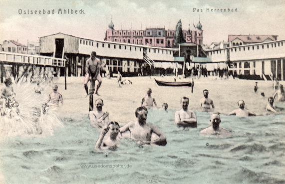 Herrenbad im Seebad Ahlbeck 1905