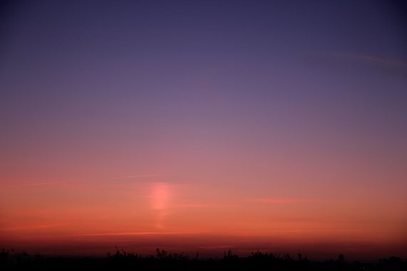 Abendhimmel über Usedom 22.10.2011