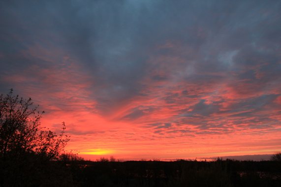 Abendhimmel über Usedom 11.11.2012