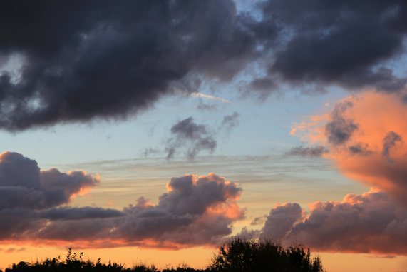 Abendhimmel über Usedom 27.10.2012