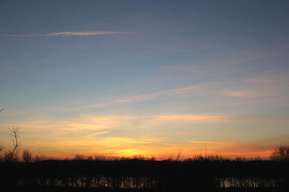 Abendhimmel über dem Gothensee